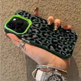Fashion Aesthetic Leopard Print Phone Case for IPhone 17 16 15 14 13 12 11 Pro Max Plus 17 Air 16E X XR XS Max Shockproof Cover