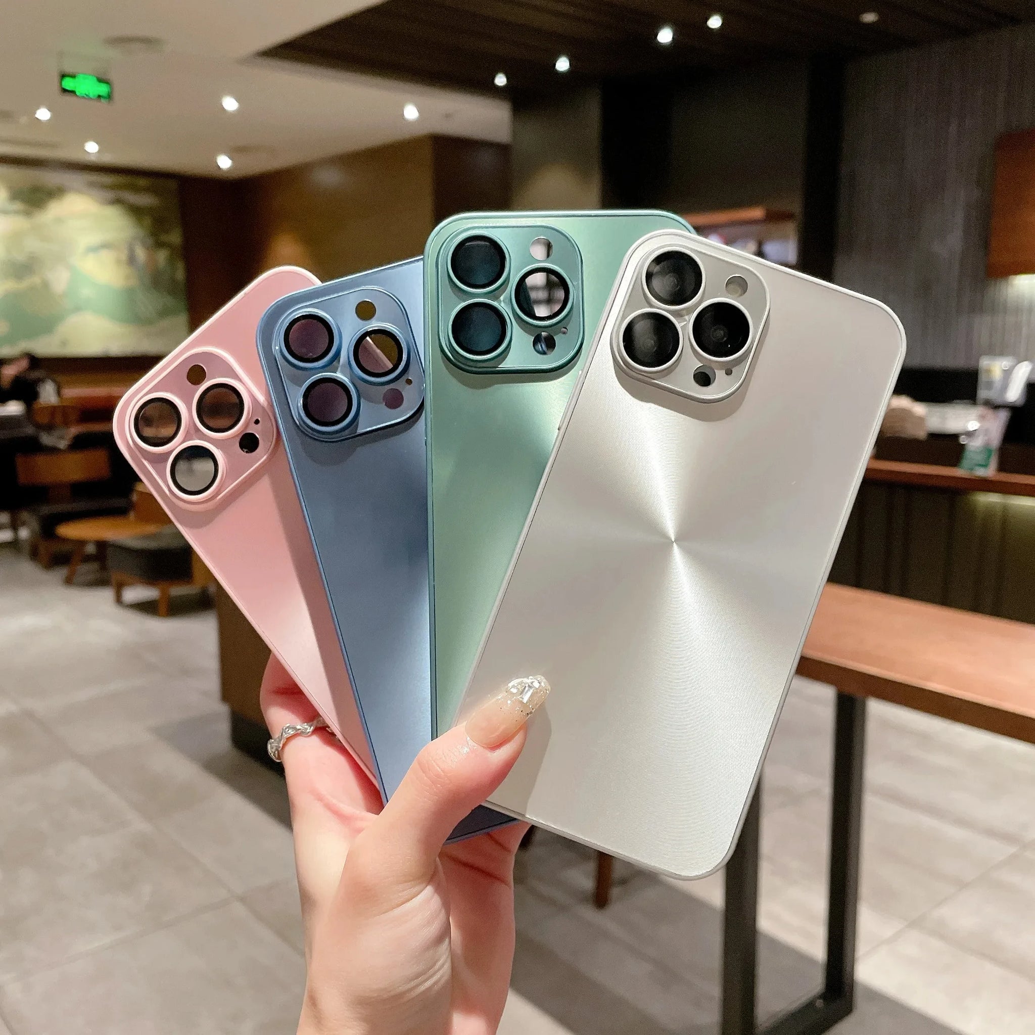 Slim Matte Shockproof Hard Cover for iPhone