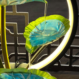 Flowing Water Fountain Decoration Wheel Zhaocai Indoor Creative Home Living Room Circulating Water Housewarming and Opening Gift