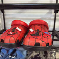 Marvel Summer New Adult Spiderman Hole Shoes Cute Breathable Indoor Outdoor Beach Cartoon Anti-Slip Sandals Slippers Gifts