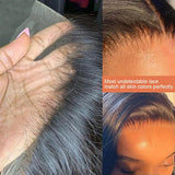 Straight Human Hair Wigs HD 13x4 13x6 Lace Frontal Wig Pre Plucked Brazilian Remy HD Lace Front Wig For Women 180 Density