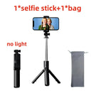 FANGTUOSI Selfie Stick Tripod Extendable Wireless Bluetooth Remote Portable Smartphone Tripod Stand Mount For iOS Android Phone