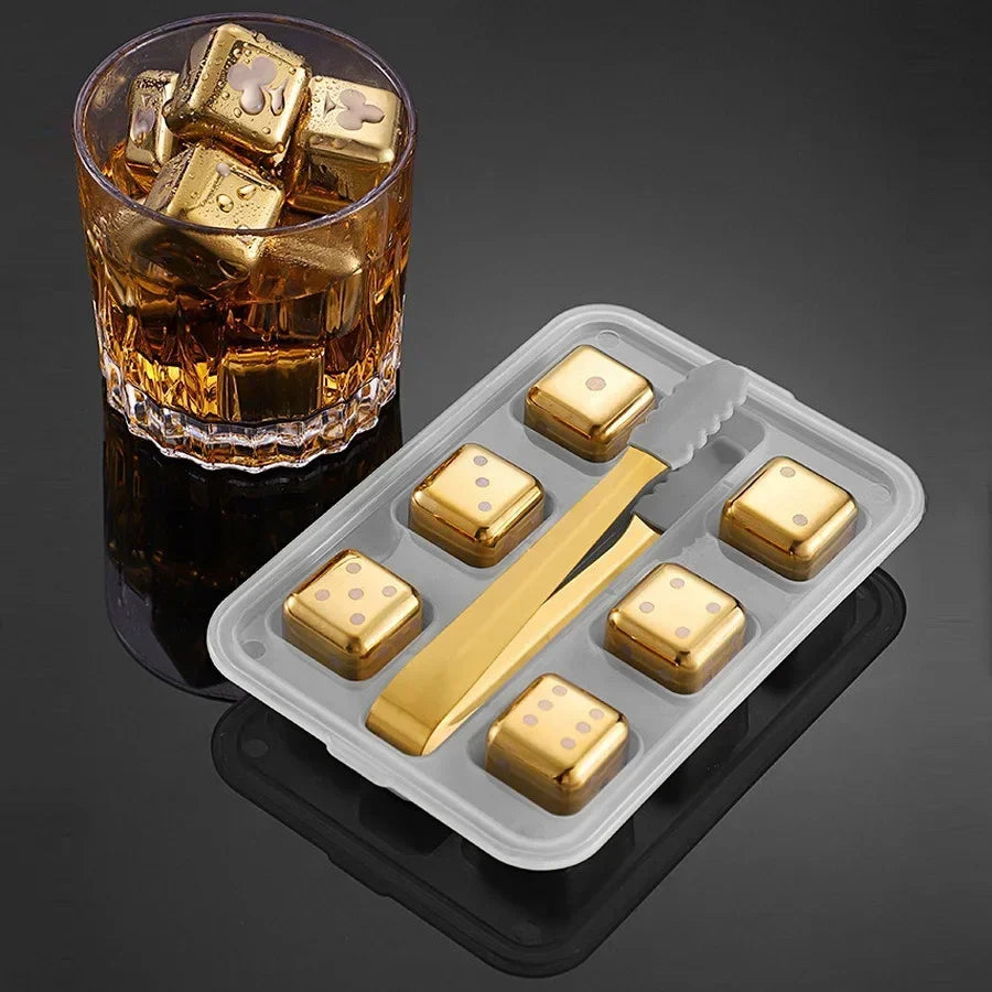 Reusable Stainless Steel Whiskey Stones