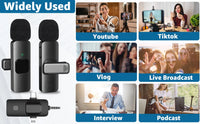 4-in-1 Wireless Lavalier Microphone