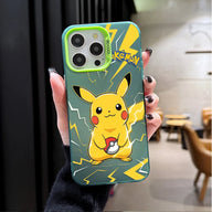 P-Pokemon Kawaii Pikachu Ball Case for Samsung Galaxy S23 S24 S25 S22 Ultra S21 Plus FE A56 A36 A26 5G A16 A06 4G Note 20 Cover