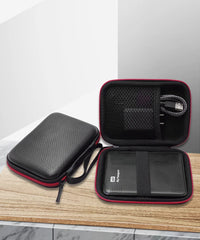 Portable Storage Case for Headphones & Earphone Cable Organizer Bag