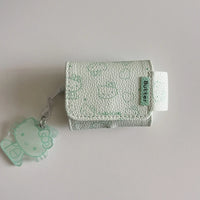 Cute Cartoon Sanrio Hello Kitty Leather Bag Earphone Case For AirPods 4 1 2 3 2021 Pro Wireless Bluetooth Headset Headphone Bag