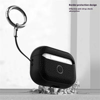 2025 Capa For AirPods Pro 3 Case Soft TPU Leather Design Protective Cover For AirPods 4 3 2 1 Pro 2 Pro2 Pro3 Cases With Lanyard