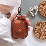 Luxury 3D Leather AirPods Case for AirPods 1 & 2