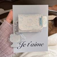 Cute Cartoon Sanrio Hello Kitty Leather Bag Earphone Case For AirPods 4 1 2 3 2021 Pro Wireless Bluetooth Headset Headphone Bag