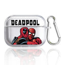 Case For Airpods 2 Pro 1 Pro3 4 3 Pro2 Clear Earphone Cases Cover Marvel Deadpool Spiderman