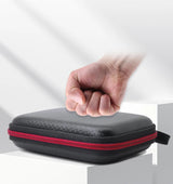 Portable Storage Case for Headphones & Earphone Cable Organizer Bag