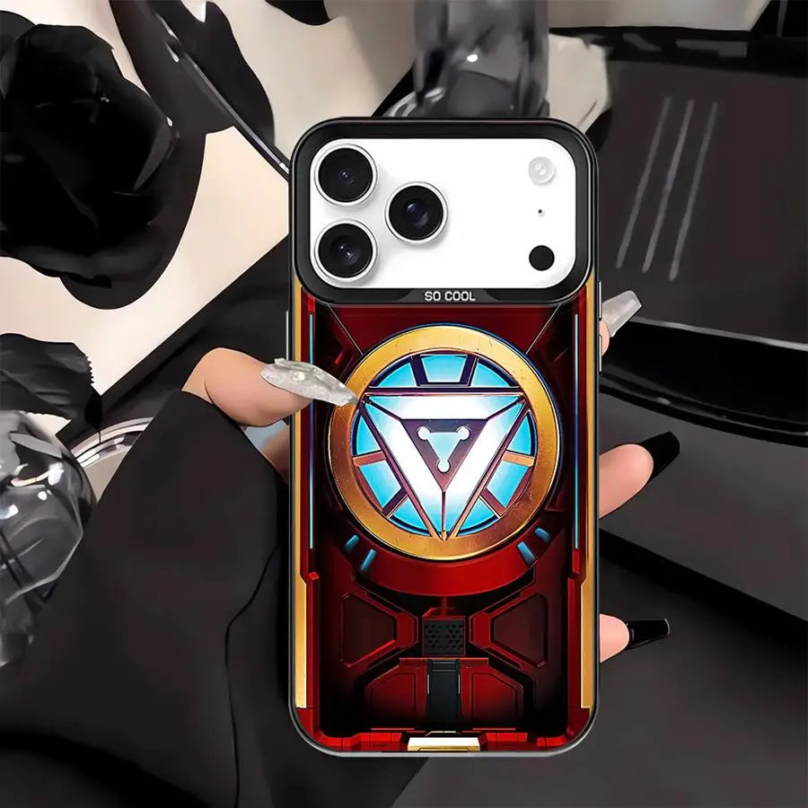 Marvel Ironman Sipiderman Case for iPhone 17 Pro Max 15 Plus XR 11 14 Air 12 13 16e XS 16 Back Phone Cover