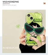 The Powerpuff Girls Glasses Stand Case for iPhone