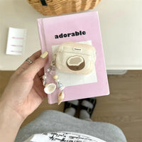 Summer Beach Crystal Coconut Fruit Pattern Airpods Protective Soft Shell Case Suitable For 4/3/2 Gen Pro2 Bluetooth Headphones