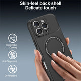 Bracket Holder Magnetic Phone Case for iPhone 16 15 14 13 12 11 Pro Max Plus 16e Matte Armor Kickstand Holder Back Cover Fundas