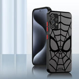 Marvel Spider Man Logo Phone Case for Samsung Galaxy A56 A21s A35 A26 A22 A25 A71 A72 A24 A34 A36 Black Edge
