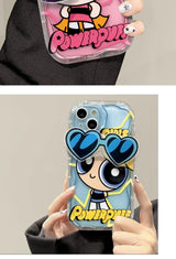 The Powerpuff Girls Glasses Stand Case for iPhone