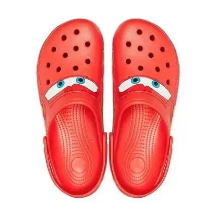 HotHigh Quality Mcqueens Cartoon Animation Series Solid Waterproof Slippers Suitable Casual Ankle-wrap Eva Shoes Gifts