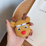 3D Christmas Cartoon AirPods Case for AirPods 1 & 2