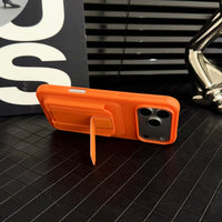 Luxury YC1 Credit Card Slots with Rotating Holder Phone Case for iPhone 17 Air 16 15 14 Plus 13 Pro Max Shockproof Bumper Cover