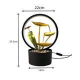 Flowing Water Fountain Decoration Wheel Zhaocai Indoor Creative Home Living Room Circulating Water Housewarming and Opening Gift