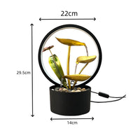 Flowing Water Fountain Decoration Wheel Zhaocai Indoor Creative Home Living Room Circulating Water Housewarming and Opening Gift