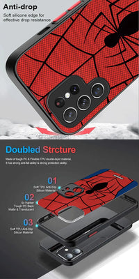 Spider Man Creative Phone Case For Samsung Galaxy S25 Ultra S24 S23 Plus S22 S21 FE A04S A56 A36 A26 A16 A06 A55 A35 A25 A15 5G