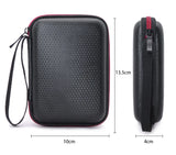 Portable Storage Case for Headphones & Earphone Cable Organizer Bag