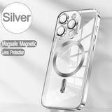 Magnetic Electroplate Bumper Cover for iPhone