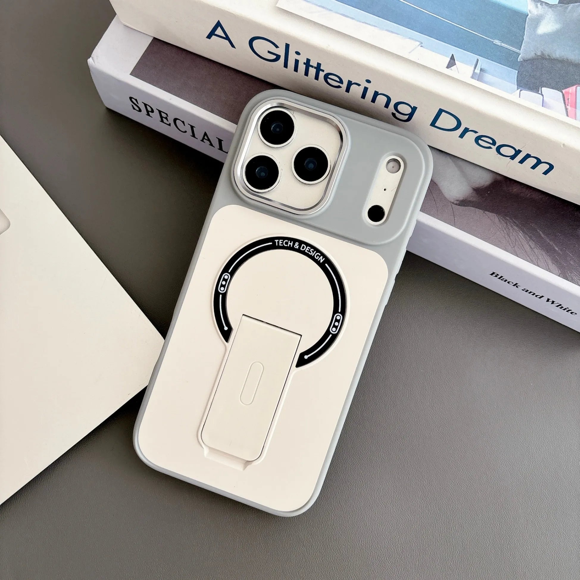 Skin-Feel Magnetic Phone Case for Apple IPhone 17 16 15 14 13 Pro Max with Kickstand Wireless Charging Protective Cover
