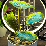 Flowing Water Fountain Decoration Wheel Zhaocai Indoor Creative Home Living Room Circulating Water Housewarming and Opening Gift