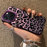 Fashion Aesthetic Leopard Print Phone Case for IPhone 17 16 15 14 13 12 11 Pro Max Plus 17 Air 16E X XR XS Max Shockproof Cover