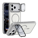 For Magsafe Glass Lens Protection Holder Phone Cases For iPhone 17 16 15 14 13 12 11 Pro Max Plus Air Shockproof Magnetic Cover