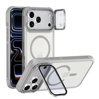 For Magsafe Glass Lens Protection Holder Phone Cases For iPhone 17 16 15 14 13 12 11 Pro Max Plus Air Shockproof Magnetic Cover