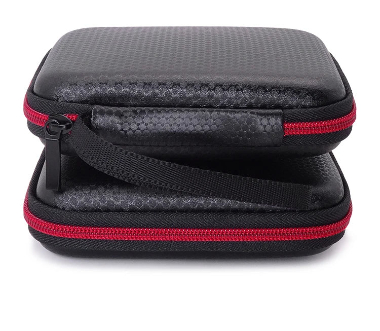 Portable Storage Case for Headphones & Earphone Cable Organizer Bag