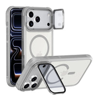 For Magsafe Glass Lens Protection Holder Phone Cases For iPhone 17 16 15 14 13 12 11 Pro Max Plus Air Shockproof Magnetic Cover