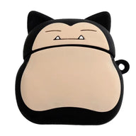 Snorlax Silicone Cases for Airpods 1 2 3 4 Pro 2 Wireless Earphone Protective Cover with Hook Anti-drop Headphone Accessories
