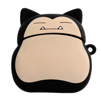 Snorlax Silicone Cases for Airpods 1 2 3 4 Pro 2 Wireless Earphone Protective Cover with Hook Anti-drop Headphone Accessories