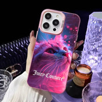 juicys coutures leopard Phone Case For iPhone 17 16e 16 15 14 13 12 11 mini Pro Max XR XSMAX Air Plus Anti Fall Matte Back Cover