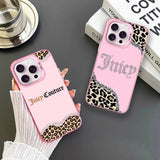 juicys coutures leopard Phone Case For iPhone 17 16e 16 15 14 13 12 11 mini Pro Max XR XSMAX Air Plus Anti Fall Matte Back Cover