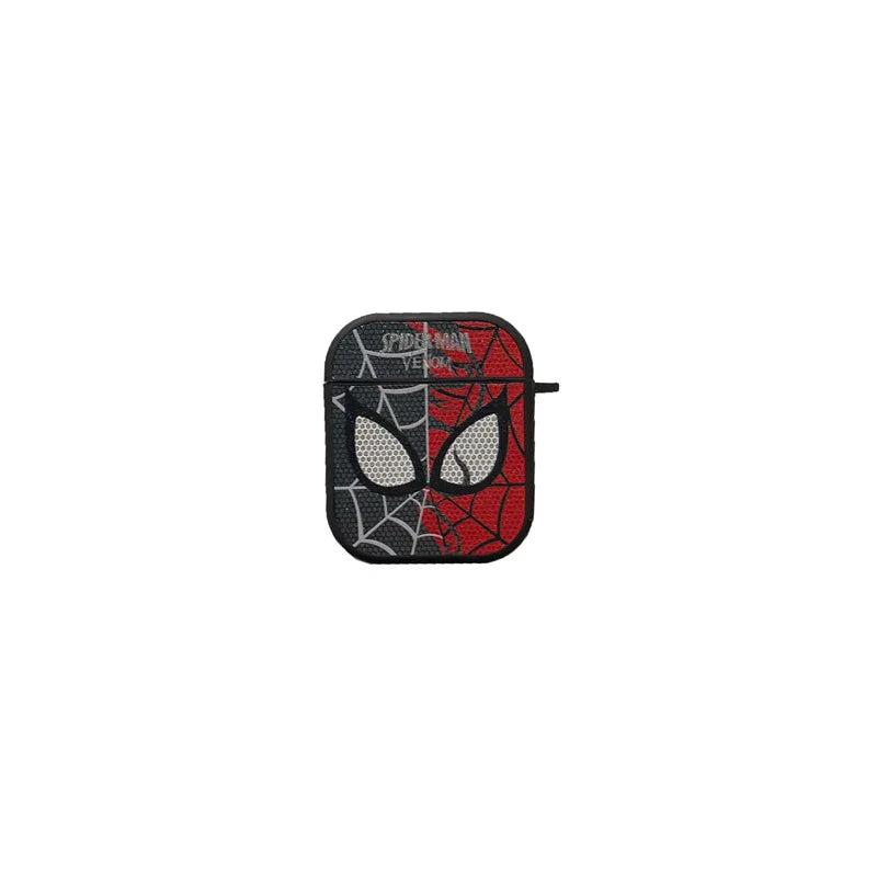 For Airpods 4 Case 2024,Disney Spiderman PU Leather TPU Protective Earphone Cover For Airpod 4 Case Men Girls Boys Funda
