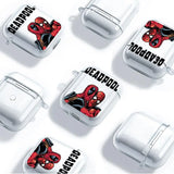 Case For Airpods 2 Pro 1 Pro3 4 3 Pro2 Clear Earphone Cases Cover Marvel Deadpool Spiderman