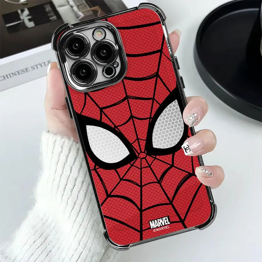 Case for Apple iPhone 17 Pro Max 12 Plus Air 11 15 14 16 Pro 13 16e Phone Cover Marvel Spiderman Logo