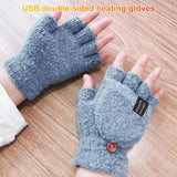 USB Rechargeable Electric Heated Gloves with Adjustable Temperature