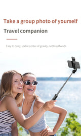 FANGTUOSI Selfie Stick Tripod Extendable Wireless Bluetooth Remote Portable Smartphone Tripod Stand Mount For iOS Android Phone