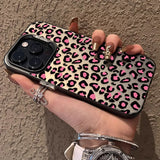 Fashion Aesthetic Leopard Print Phone Case for IPhone 17 16 15 14 13 12 11 Pro Max Plus 17 Air 16E X XR XS Max Shockproof Cover