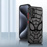 Marvel Spider Man Logo Phone Case for Samsung Galaxy A56 A21s A35 A26 A22 A25 A71 A72 A24 A34 A36 Black Edge