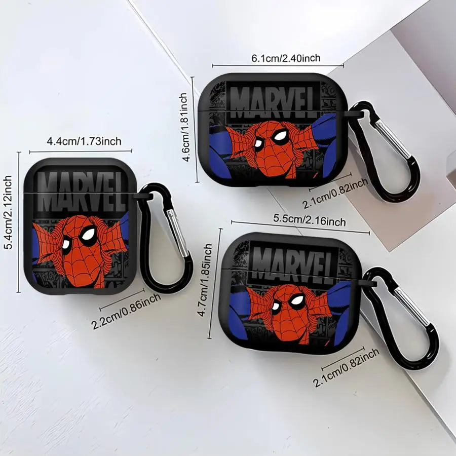 Marvel Spider Man Case For Airpods Pro3 Pro 1 4 3 Pro2 2 Soft Earphone Cases Cover