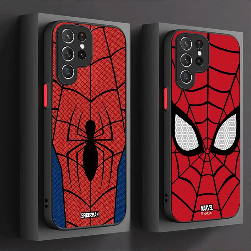 Spider Man Creative Phone Case For Samsung Galaxy S25 Ultra S24 S23 Plus S22 S21 FE A04S A56 A36 A26 A16 A06 A55 A35 A25 A15 5G